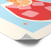 Poster drink Cocktail art Negroni (Hoek)