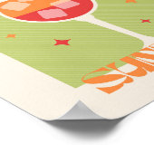 Poster drink Cocktail art Tequila zonsopgang (Hoek)