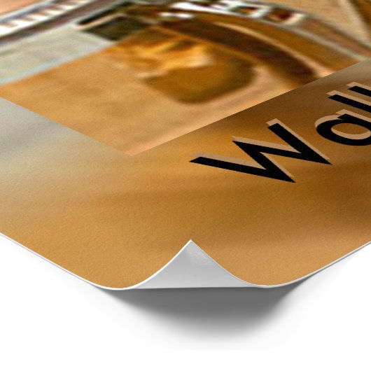 Poster - Drummer Loop naar een andere slag (ver.2) (Hoek)