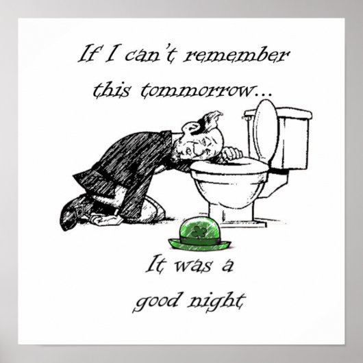 Poster Drunken Leprechaun (Voorkant)