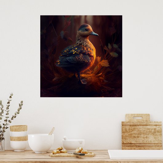 Poster Duck (Keuken)