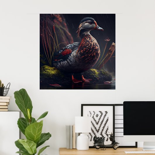 Poster Duck (Thuiskantoor)