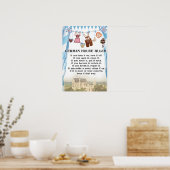 Poster Duitse regels (Keuken)