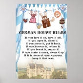 Poster Duitse regels (Voorkant)