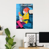 Poster Duitse Spoorwegen Ontspannen Reizen (Thuiskantoor)