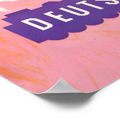 Poster Duitse Spoorwegen -Winterwensen vervuld (Hoek)