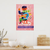 Poster Duitse Spoorwegen -Winterwensen vervuld (Keuken)