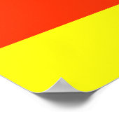 Poster Duitse vlag (Hoek)