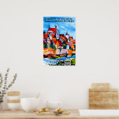 Poster Duitsland per trein (Keuken)