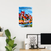 Poster Duitsland per trein (Thuiskantoor)