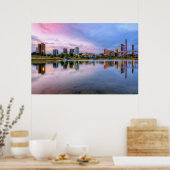 Poster - Dusk Cityscape Reflection (Keuken)