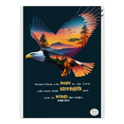 Poster Eagle Wings (Voorkant)