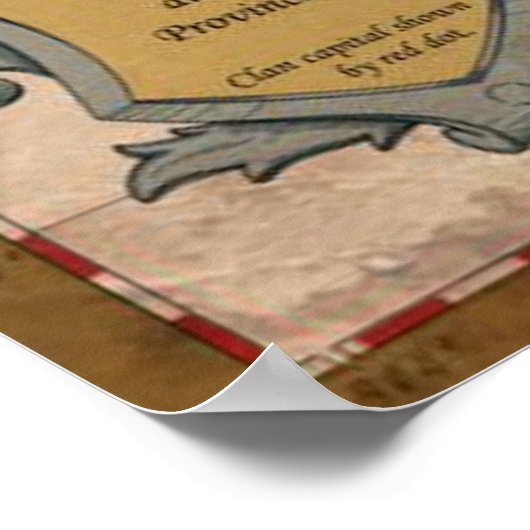 Poster Early Caedellium Map (Hoek)