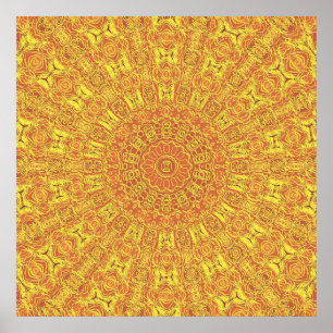 Poster EARTH Element Contours Pattern