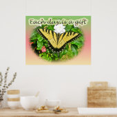 Poster Eastern Tiger Swallowtail Butterfly (Keuken)