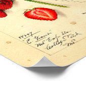 Poster - Eaton Early Giant Aardbeien (Hoek)