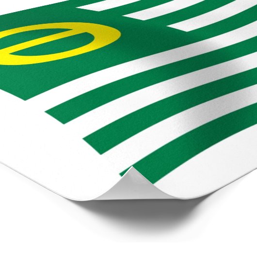 Poster Ecology Movement Flag Print (Hoek)