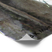 Poster - Eekhoorn in boom (Hoek)