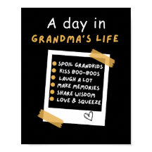 Poster - Een dag in het leven van oma