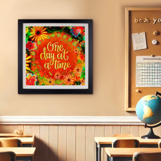 poster 'Eén dag per keer'