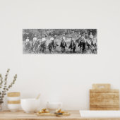 poster "Een groep Texas Cowboys" (Keuken)