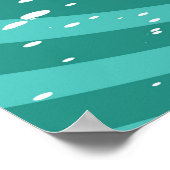 Poster Een verlate kerstillustratie (Hoek)