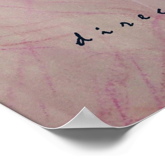 poster 'Een vrouw schrijven' (Hoek)