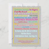 Poster Eerste Communie Uitnodiging (Voorkant)