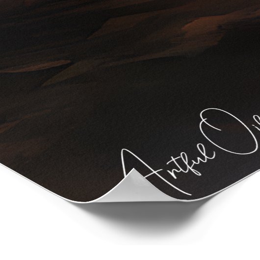 Poster | Egito | Gizeh | Olieverfschilderij | AI-i (Hoek)