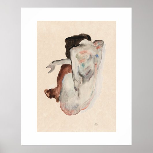 POSTER : EGON SCHIELE : 1912 (Voorkant)