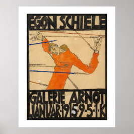 POSTER : EGON SCHIELE : 1914 - 1915