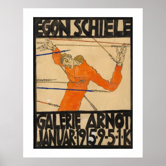 POSTER : EGON SCHIELE : 1914 - 1915 (Voorkant)