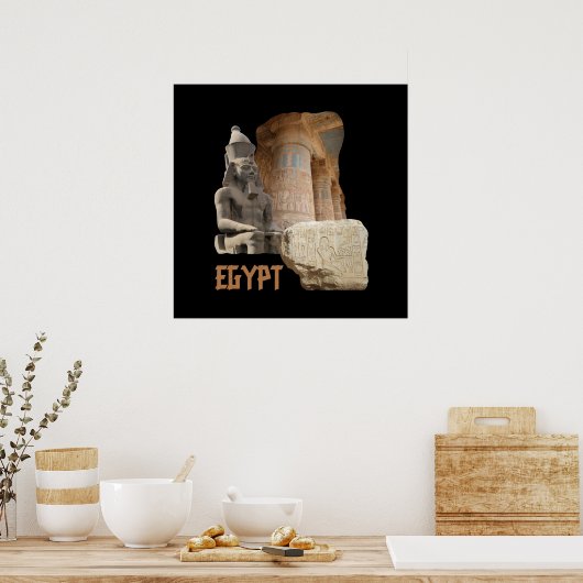 POSTER EGYPT-fotocollage (Keuken)
