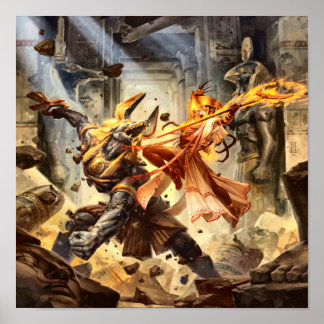 Poster Egyptische goden