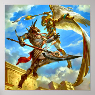 Poster Egyptische goden