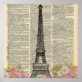  Poster Eifel Tower Dictionary