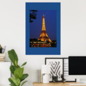 Poster Eiffeltoren (Thuiskantoor)