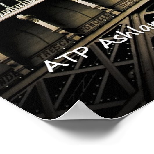 Poster Eiffeltoren (Hoek)