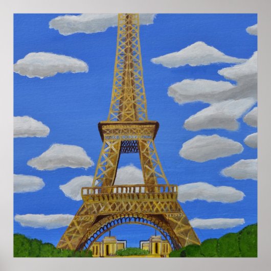 Poster Eiffeltoren (Voorkant)