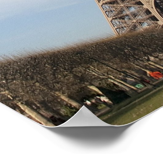 Poster Eiffeltoren (Hoek)