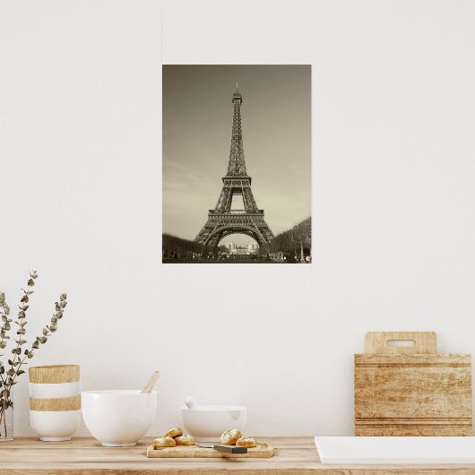Poster Eiffeltoren (Keuken)