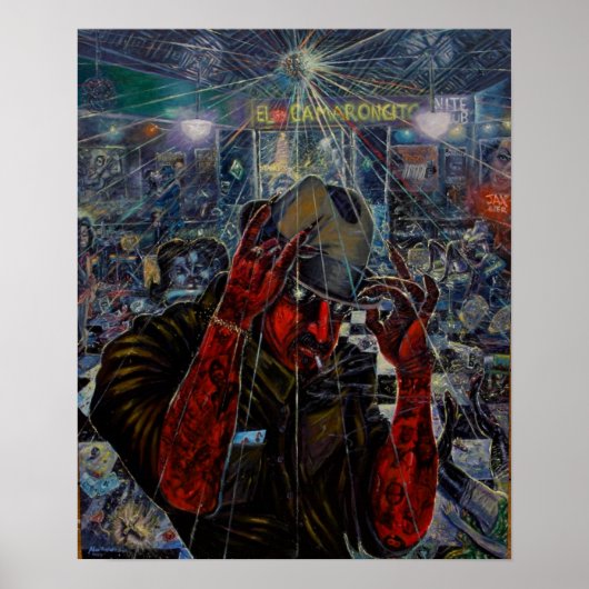 Poster-El Diablito'c'07 van Adan Hernandez Poster (Voorkant)