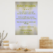 Poster Elder Wisdom (Keuken)