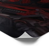 Poster Elegant vrouw van de weg (Hoek)