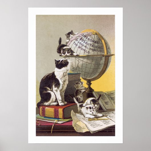 Poster - Elektrische olie (Voorkant)