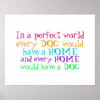 poster elk huis moet een hond hebben