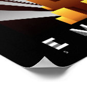 Poster - Empire State Building Art Deco (Hoek)