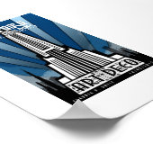 Poster - Empire State Building Art Deco (Hoek)