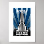 Poster - Empire State Building Art Deco<br><div class="desc">Empire State Building Art Deco Claudia P. Ortiz 14.2.2012 poster.</div>