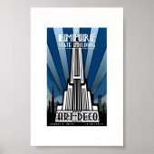 Poster - Empire State Building Art Deco (Voorkant)